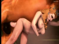 Beastiality sex video of hentai whore being slow fucked by horse
